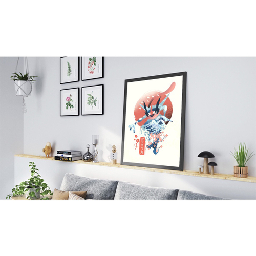 Quadro Decorativo Pokemons De Agua Arte Poster Moldurado em Promoção na  Americanas