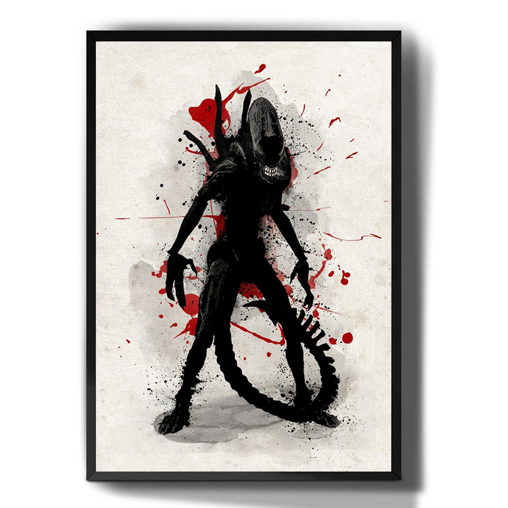 Quadro decorativo Poster Filme Alien Desenho Arte alienigena com o Melhor  Preço é no Zoom