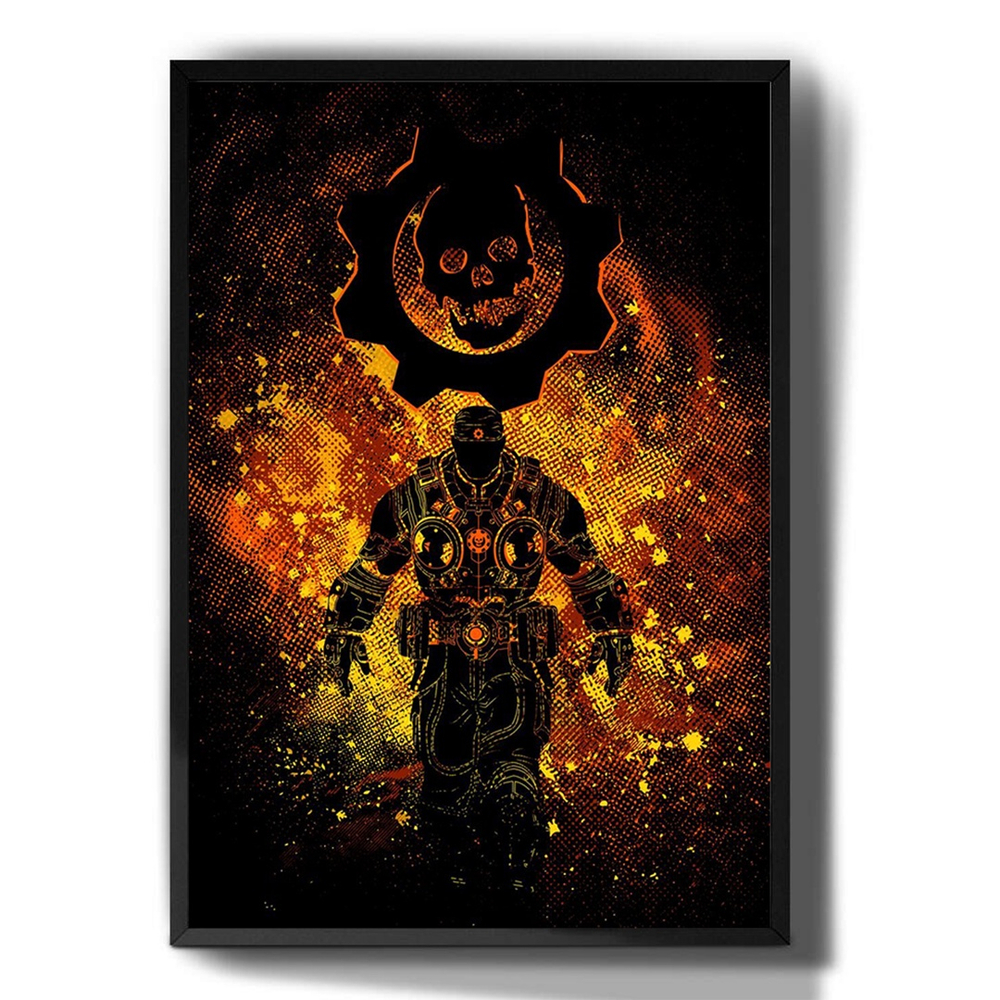 Gears of War - Gears 3 Poster Emoldurado, Quadro em