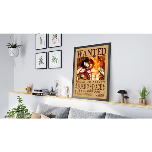 One Piece - Skypiea Poster Emoldurado, Quadro em