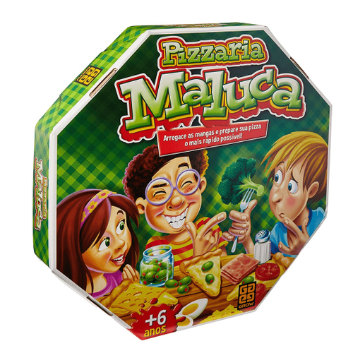 Jogo Tabuleiro Pizzaria Maluca - Tatu Bolinha Brinquedos