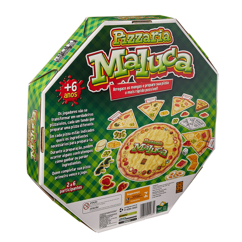 Jogo Pizzaria Maluca, Jogo de Tabuleiro Grow Usado 71513147