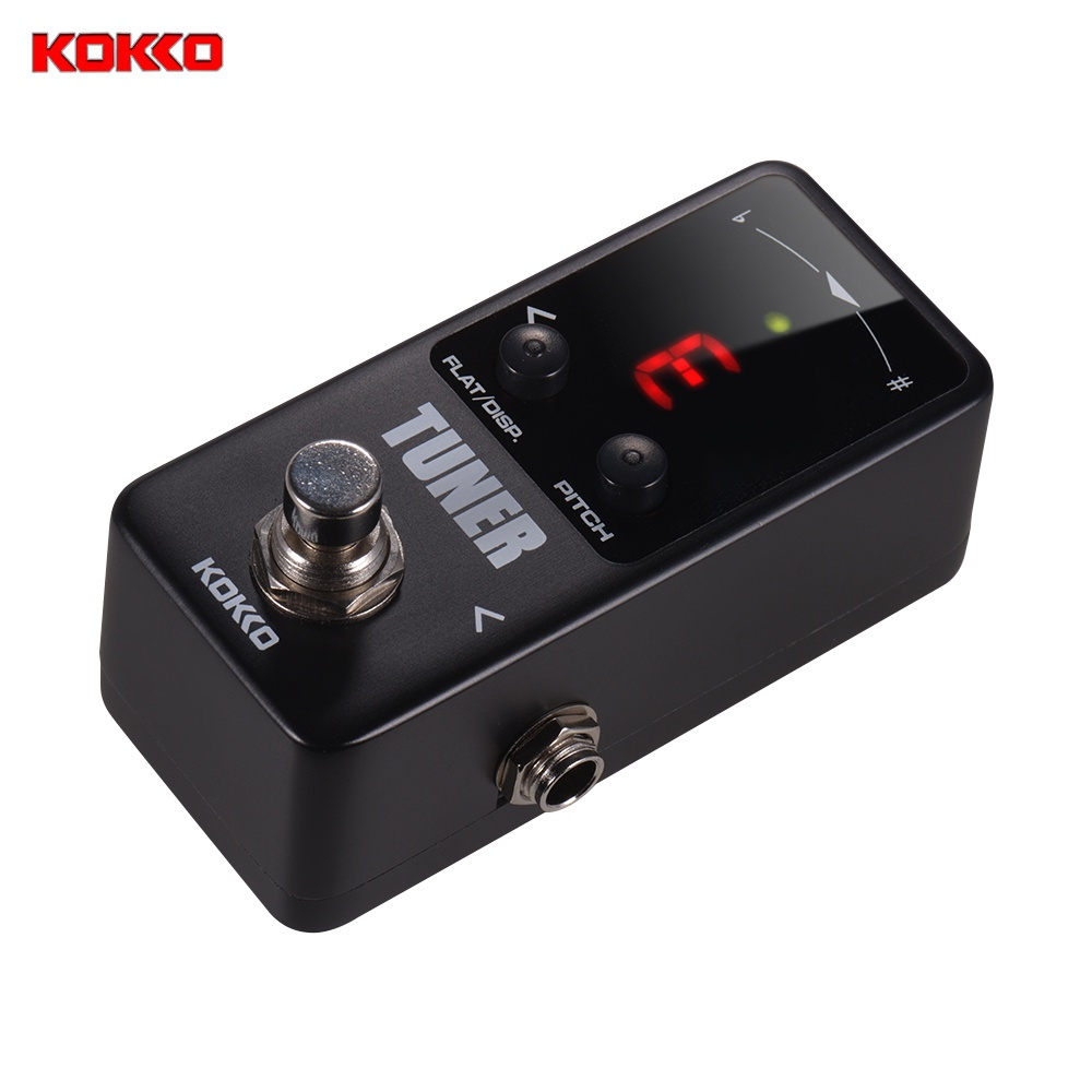 Pedal Kokko Ftn2 Mini Chromatic Guitar Tuner Com Display Led True Bypass Efeitos Para Guitarra 3842