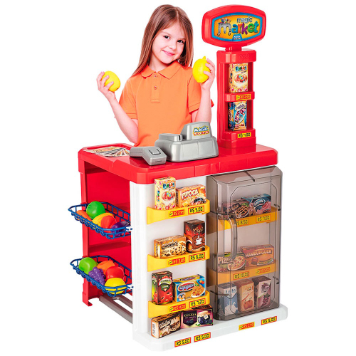 Kit mercadinho comidinhas de brinquedo infantil Cozinha Frutas legumes  Mantimentos c/ Frigideira em Promoção na Americanas