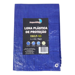 Lona Plástica Azul Encerado Impermeável 5x3 Metros Multiuso Menor preço em Lona Plástica Azul Encerado Impermeável 5x3 Metros Multiuso