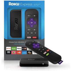 Roku Express Player Streaming Smart Tv Menor preço em Roku Express Player Streaming Smart Tv