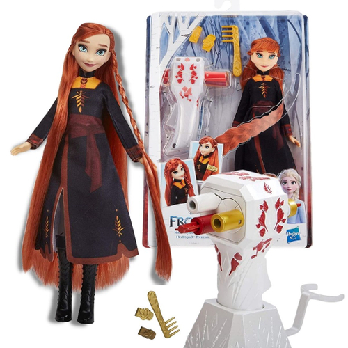 Boneca Frozen 2 - Anna e Acessórios Irmãs com Estilo Hasbro - JP