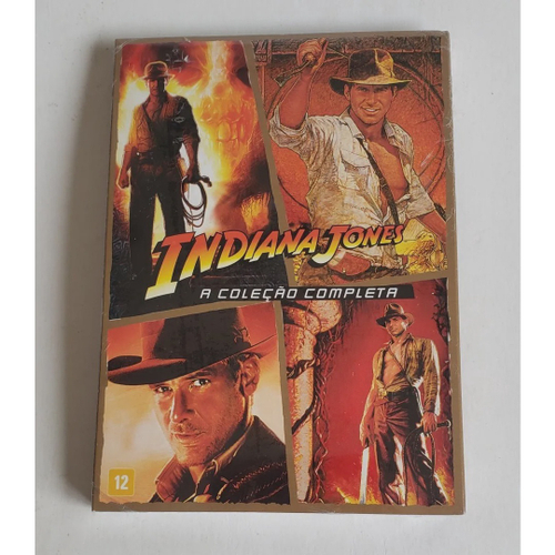 Coleção 4 Dvds Indiana Jones - Dublado E Leg.