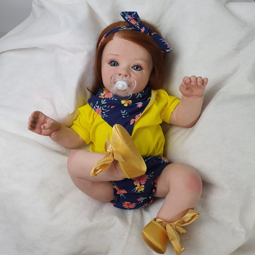 Bebê Reborn Menina Realista Fio A Fio Com Enxoval Pronta na Americanas  Empresas