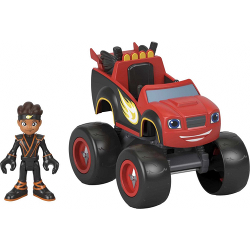 Carrinho do Personagem Listrado da Franquia de Desenhos Blaze And The  Monster Machines, Brinquedo Mattel Usado 84085750