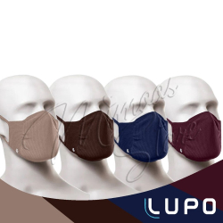 Kit 4 Máscaras Lupo Adulto Antiviral Bac-off - 1 Nude + 1 Marrom + 1 Vinho + Azul Marinho Menor preço em Kit 4 Máscaras Lupo Adulto Antiviral Bac-off - 1 Nude + 1 Marrom + 1 Vinho + Azul Marinho
