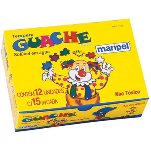 Kit de Pintura Infantil Escolar Recreativo Artes com 20 Peças contém Bloco  de Desenho, Pincel, Tinta Guache, Tinta Pintura a Dedo Maripel em Promoção  na Americanas