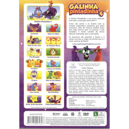 Cd + Dvd Galinha Pintadinha 4 (2 Discos) em Promoção na Americanas