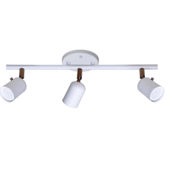 Spot Drean Base Trilho para 3 Lâmpadas Gu10 Branco com Cobre Menor preço em Spot Drean Base Trilho para 3 Lâmpadas Gu10 Branco com Cobre