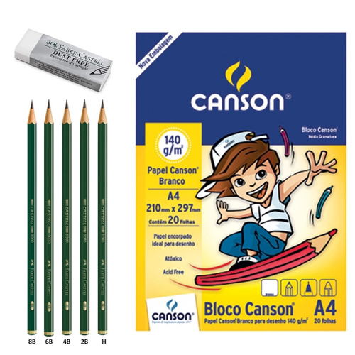 Lápis para desenhos e esboço tecnico