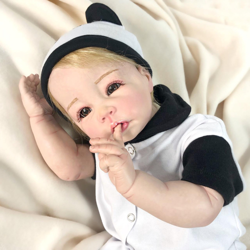 Bebê Reborn Menino Loiro Pronta Entrega. Recém Nascido