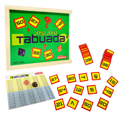 Jogo Educativo de Matemática e Pedagógico Joga Joga Tabuada