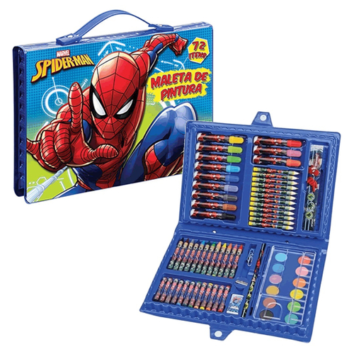 Brinquedo Maleta De Pintura Homem Aranha 72 Peças Molin em Promoção na  Americanas