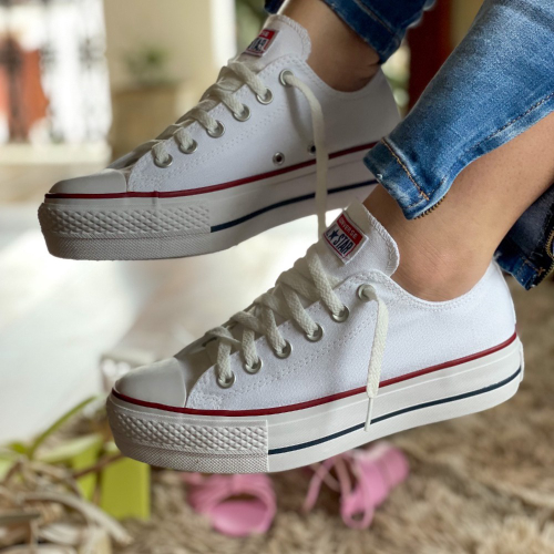 Tênis All Star Masculino Converse Branco no Shoptime