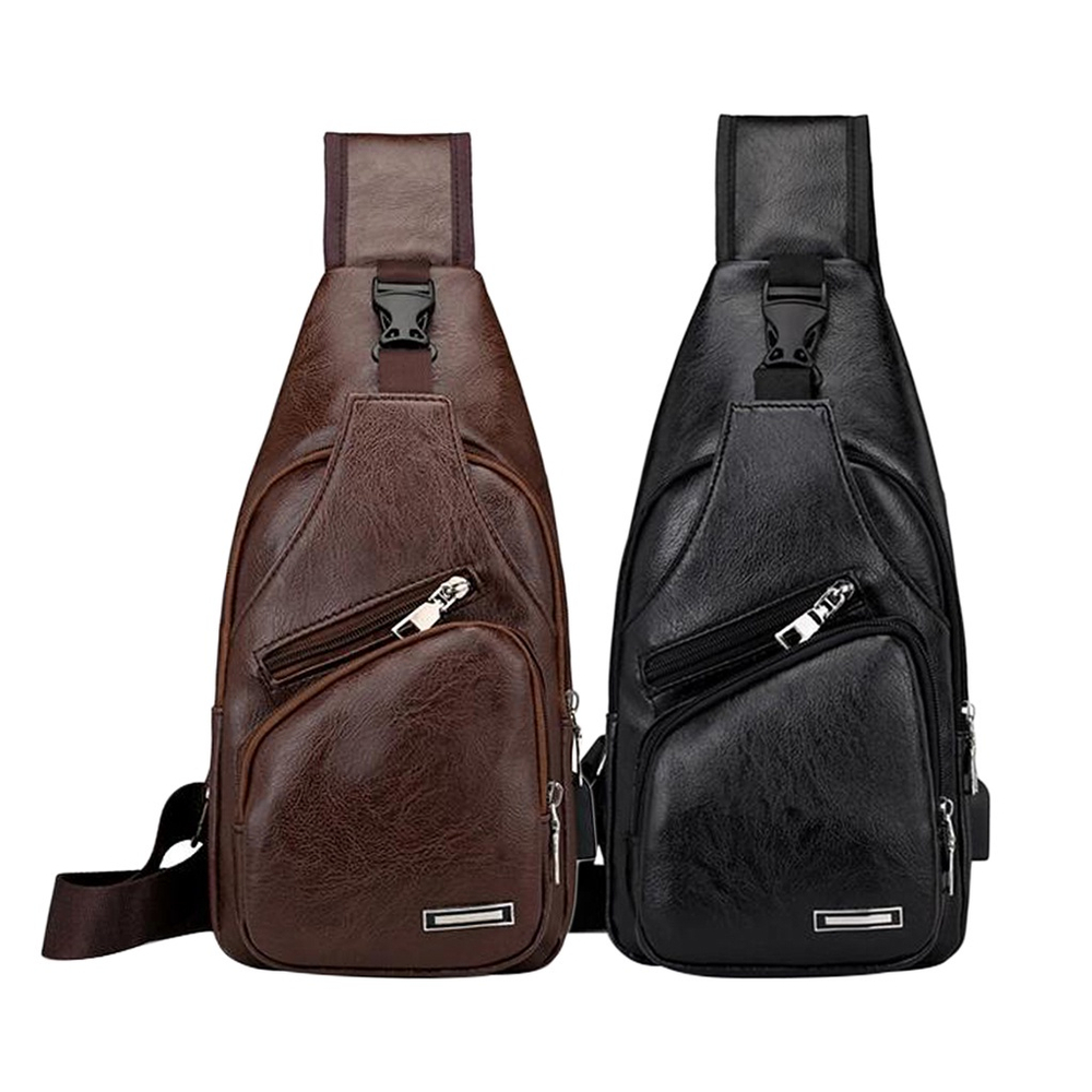 mens travel sling bolsa