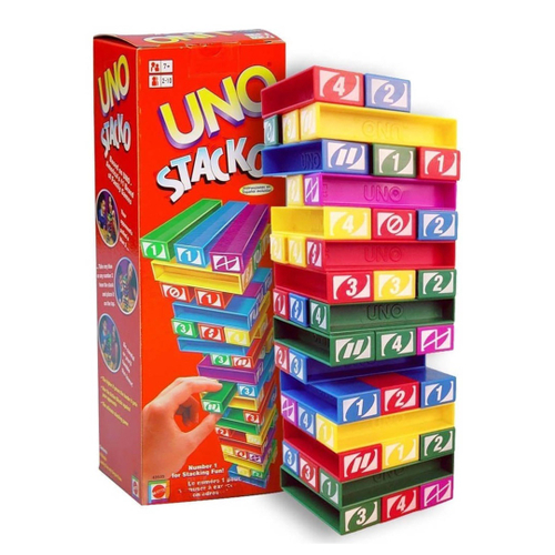 Jogo De Mesa Uno Stacko De 2 A 10 Jogadores Mattel 43535 - Outros