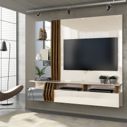 Painel Home Suspenso Dj Móveis Bello Para Tv 55 Menor preço em Painel Home Suspenso Dj Móveis Bello Para Tv 55