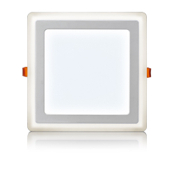 Menor preço em Luminária embutir 3 estágios quadrado 12w + 6w - Elgin
