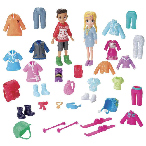 Polly Pocket Kit Moda Esportiva Mattel 39 Itens em Promoção na Americanas