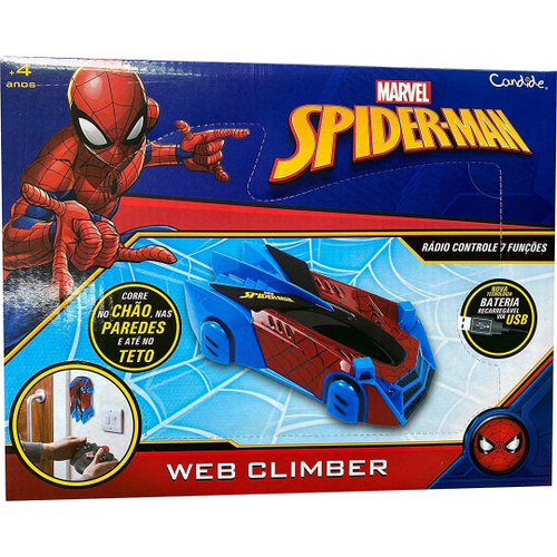 Carro Controle Remoto Homem Aranha