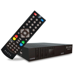 Receptor de TV Digital Elsys Satmax Plus Full HD Via Satelite Menor preço em Receptor de TV Digital Elsys Satmax Plus Full HD Via Satelite