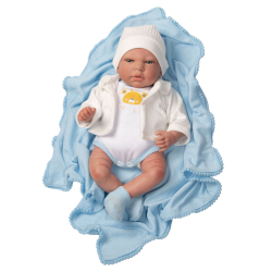 Bebê Mini Reborn Menino - 39cm - Novabrink Menor preço em Bebê Mini Reborn Menino - 39cm - Novabrink