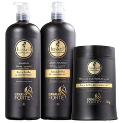 Kit Haskell Cavalo Forte Tratamento Salão (3 produtos) blz Menor preço em Kit Haskell Cavalo Forte Tratamento Salão (3 produtos) blz