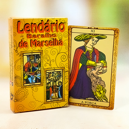 Lendário Tarô De Marselha Baralho Jogo De Cartas Mais Manual