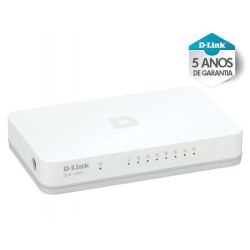 Switch 8 Portas 10/10/1000 mbps Gigabit DGS-1008A D-Link é boa?