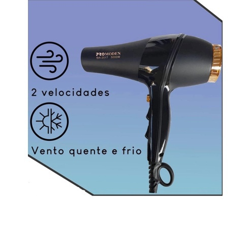 Secador De Cabelo Profissional 5000w Borren Cabeleireiro - SECADOR