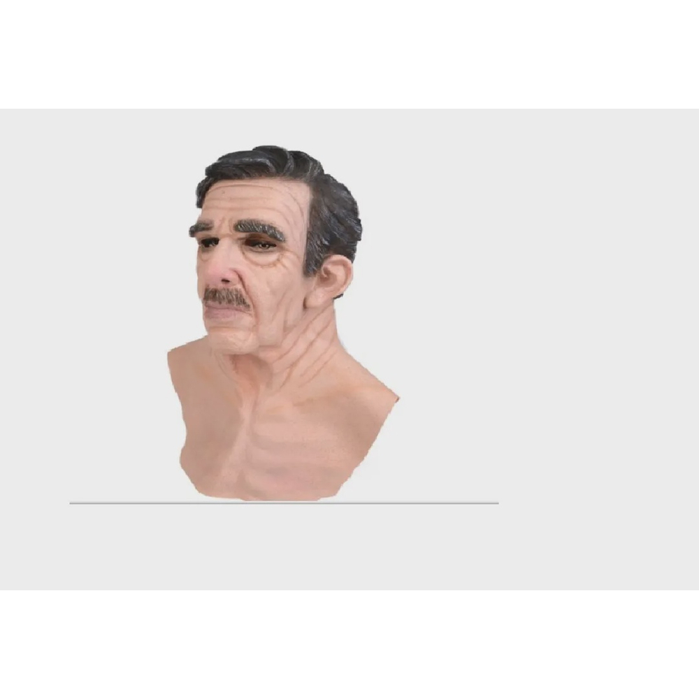 Máscara De Látex velho senhor idoso Realista no Shoptime