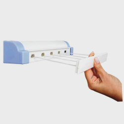 Varal Automatico Rotoflex - Branco - Com 05 Cordas De 4,1 Metros Menor preço em Varal Automatico Rotoflex - Branco - Com 05 Cordas De 4,1 Metros