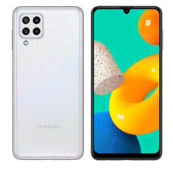 Samsung Galaxy M32 Branco, com Tela de 6,4, 4G, 128GB e Câmera Quádrupla de 64MP + 8MP + 2MP + 2MP - SM-M325FZWJZTO Menor preço em Samsung Galaxy M32 Branco, com Tela de 6,4, 4G, 128GB e Câmera Quádrupla de 64MP + 8MP + 2MP + 2MP - SM-M325FZWJZTO