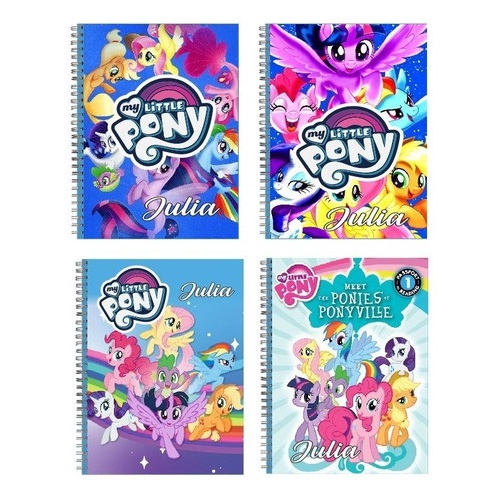 Caderno De Desenho My Little Pony Personalizado 100fls