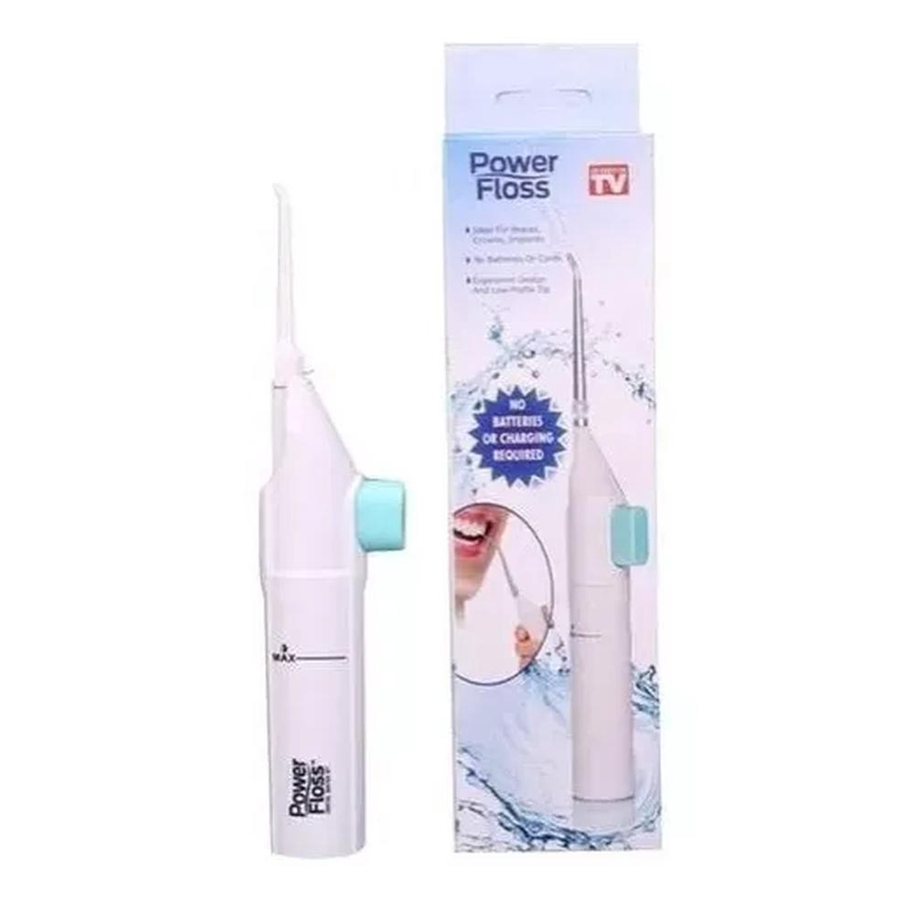 Irrigador Bucal Fio Dental Água Portátil Manual Power Floss Submarino