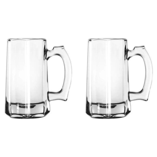 Porcelanas Lu - cod: 77492 - Caneca de Chopp 360 ml de Vidro Super  Resistente