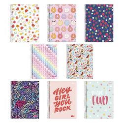 Caderno Universitário 10 Matérias d + Feminino Espiral Capa Dura 200 folhas Tilibra é boa?