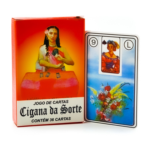 Baralho Jogo De Cartas Cigana Da Sorte 36 cartas