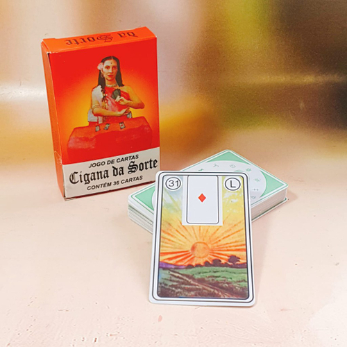 Jogo de Cartas Cigana da Sorte