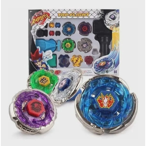 Kit Maleta Beyblade + 6 Beyblade Burst + 2 Beyblade Infinity Nado + 4  Lançador em Promoção na Americanas