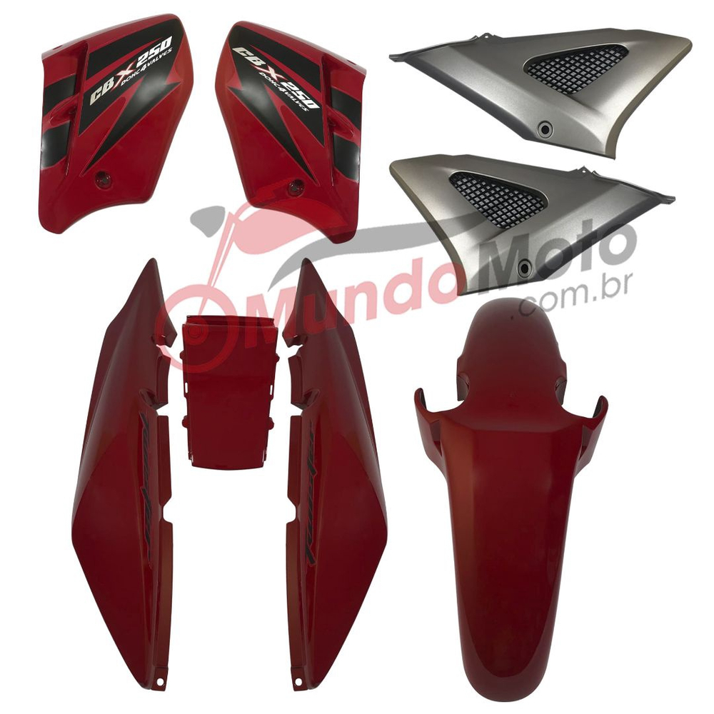 Kit Carenagem 1 Twister CBX 250 até ano 2008 – J.E FIBRAS