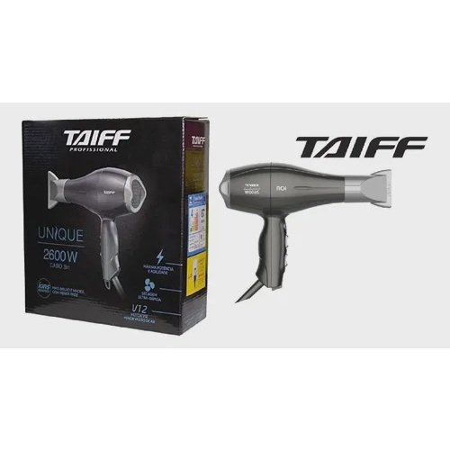 Secador de cabelo Taiff VIS Unique grafite 220V