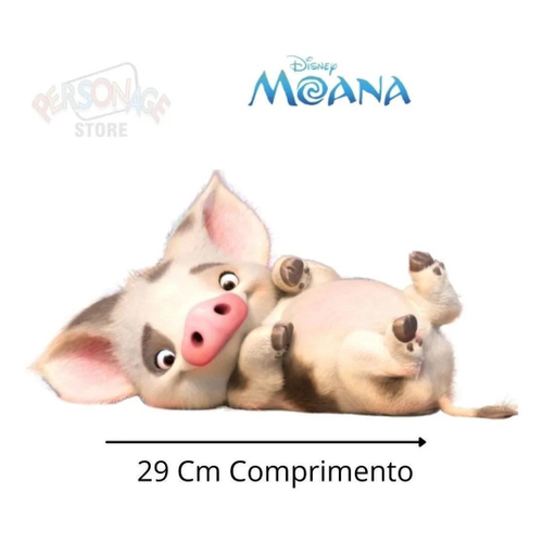 Porquinho Puá Articulado 29Cm Da Moana Disney Vinil 2515 Em Promoção ...