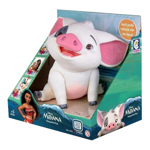 Porquinho Puá Articulado 29Cm Da Moana Disney Vinil 2515 Em Promoção ...