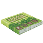 Guardanapo de Papel Folha Tripla Herbs 32,8x32,8cm Silver Festas
